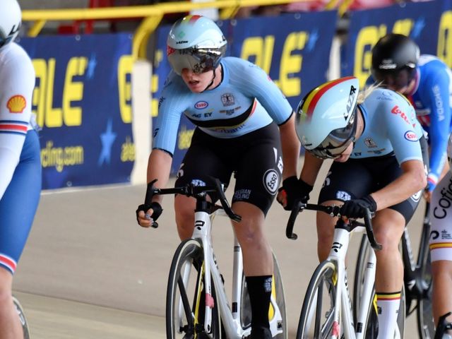 Katrijn De Clercq Europees kampioen U23 Madison