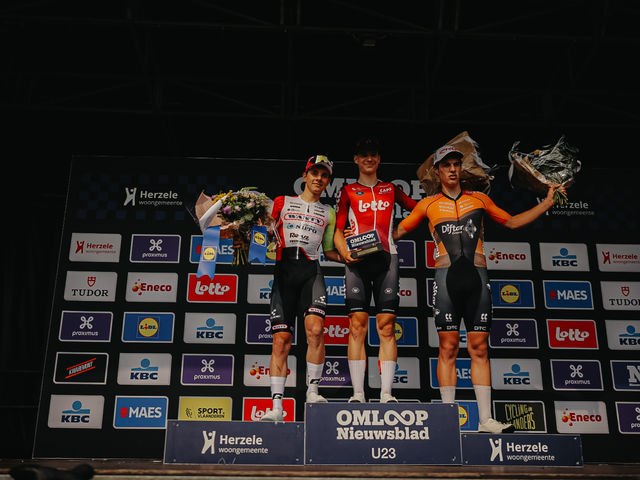 Liam Van Bylen triumphs in Omloop het Nieuwsblad U23