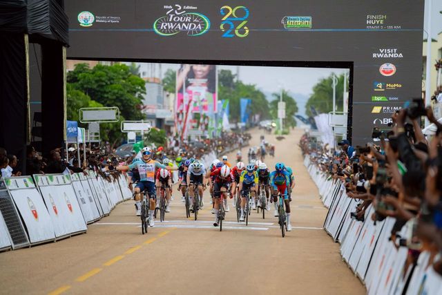 Triple top 10 for Lotto-Groupe Wanty in second stage of Tour du Rwanda.