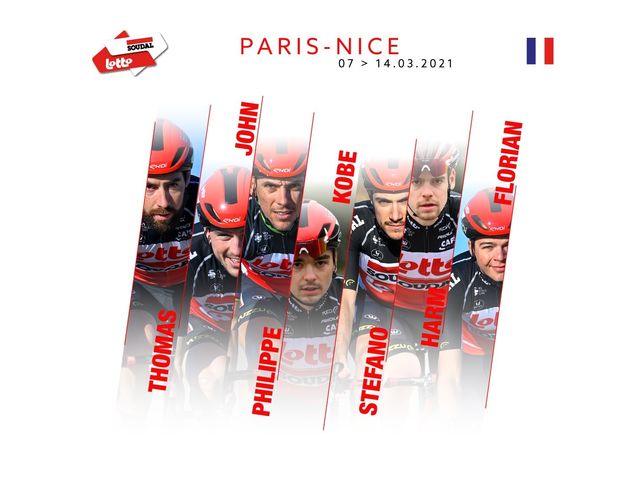 Lotto Soudal met sterk team aan de start van Parijs-Nice