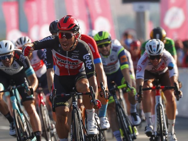 Caleb Ewan sprints to first victory of the season