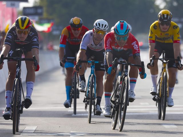 Caleb Ewan close second after photo finish in UAE Tour opening stage