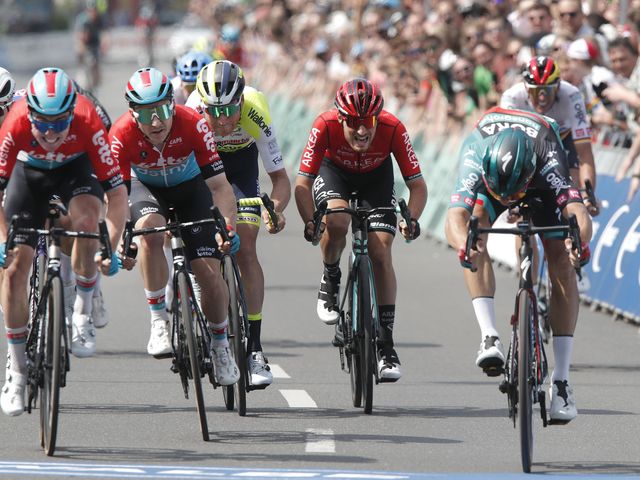 Menten and De Buyst on the podium in Rund Um Köln