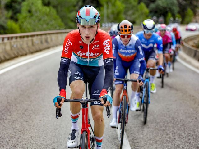 Liam Slock six weeks after crash back at the start in Nokere Koerse