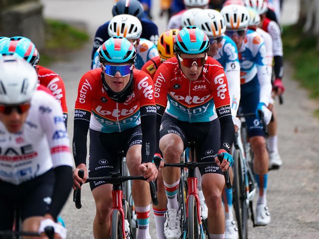 Podium for Maxim Van Gils in Faun Drôme Classic