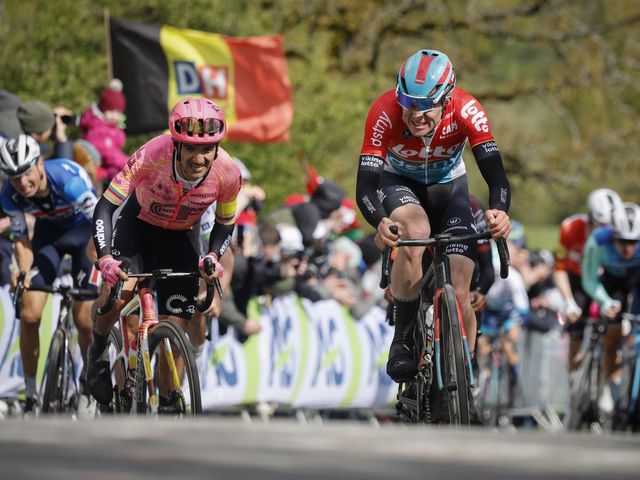 Maxim Van Gils impresses at Liège-Bastogne-Liège