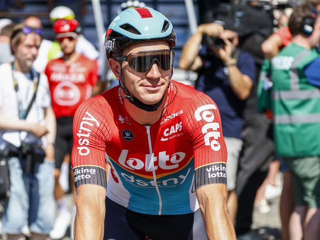 Lionel Taminiaux sprints strongly to fourth place in Koolskamp