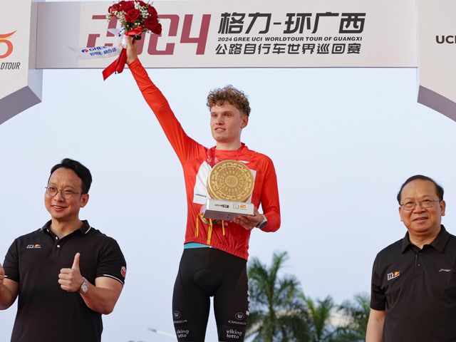 Lennert Van Eetvelt crowns himself overall winner of the Tour of Guangxi