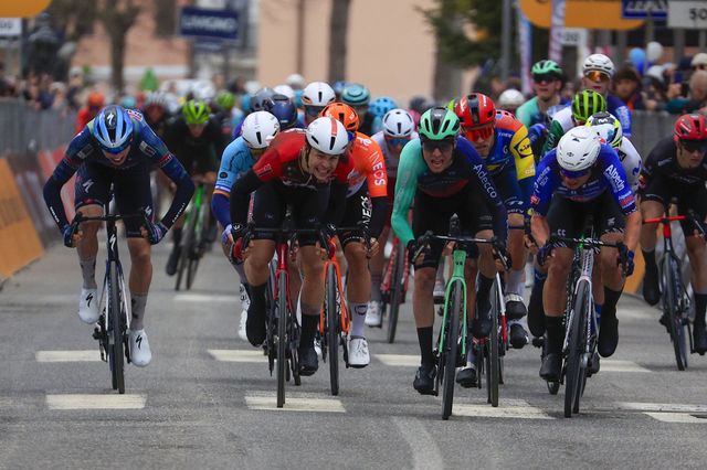 Arnaud De Lie sprints to second place in stage three of Tirreno-Adriatico