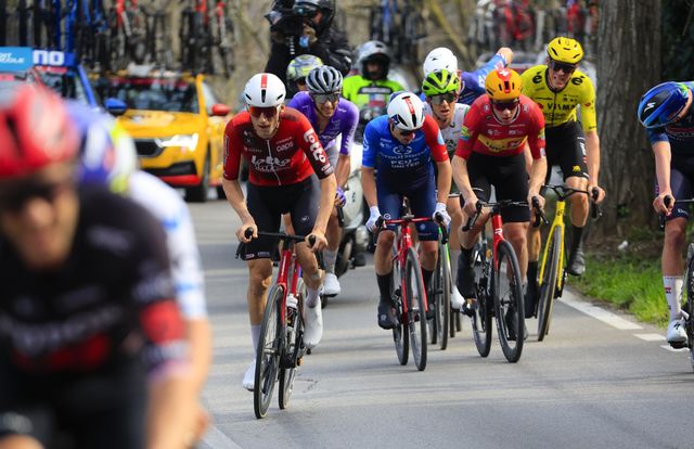 Liam Slock features in the breakaway of the day in stage four of Tirreno-Adriatico