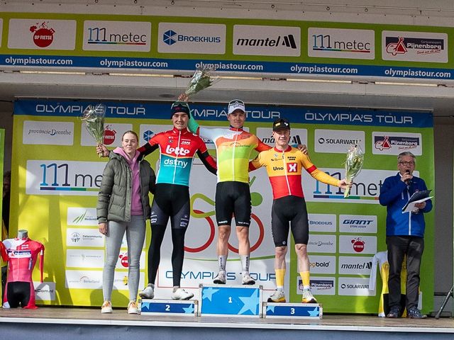 Joshua Giddings sprints to second place in Olympia's Tour