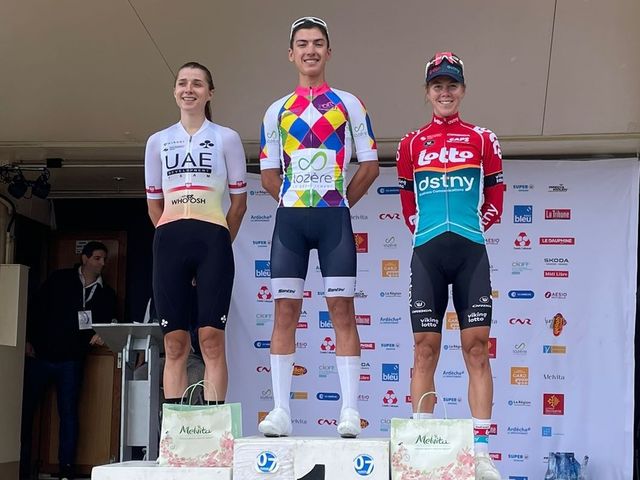 Thalita de Jong derde in koninginnenetappe Tour Féminin de l'Ardèche