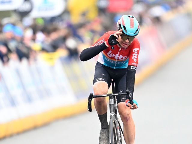 Florian Vermeersch concludes strong Ronde van Vlaanderen in 12th place