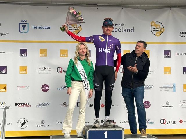 Lotto Dstny Development Team on 1 and 2 in 'H4A Internationaal Beloftenweekend'