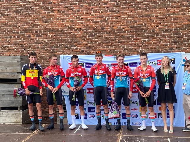 Lotto Dstny twice Belgian team time trial champion